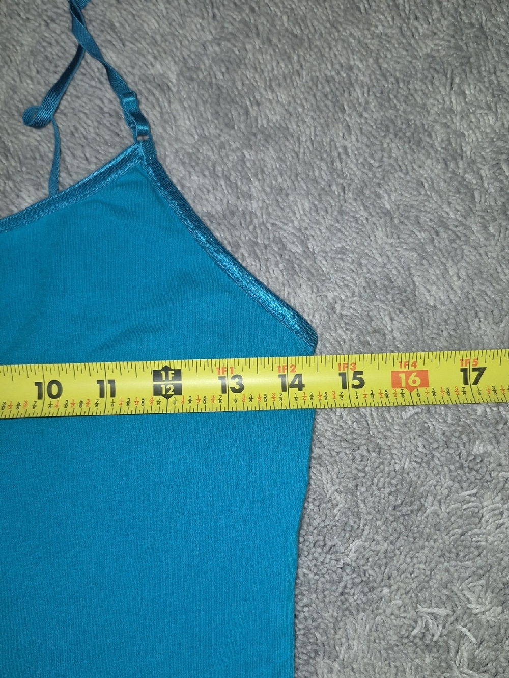 Teal Spaghetti Strap Tank Top